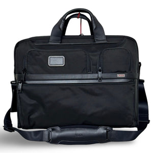 Tumi Alpha 3 Compact Large Screen Laptop Brief - Black