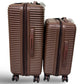 Kensie Hillsboro Expandable Hardside Collection Set, 4 Piece - Cappuccino