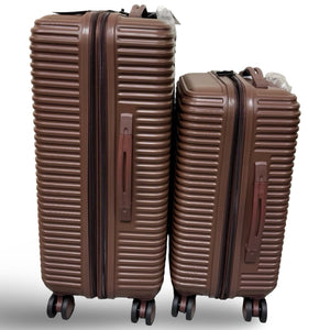 Kensie Hillsboro Expandable Hardside Collection Set, 4 Piece - Cappuccino