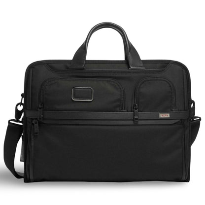 Tumi Alpha 3 Compact Large Screen Laptop Brief - Black