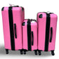 Travelers Club Chicago 5-Piece Hardside Luggage Set - Pink