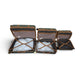 BADGLEY MISCHKA Grace Expandable Retro Luggage Set, 3 Piece - Olive Green