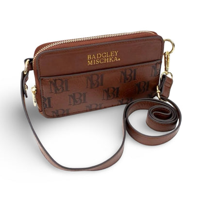 Badgley Mischka Madalyn Women's Belt Bag Fanny Pack - Brown