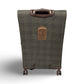 London Fog Brentwood III 25" Expandable Spinner Softside, Olive, Bronze