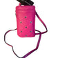 INC International Concepts Studded Quilted Women's wallet crossbody -ORCHID