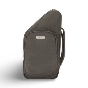 Travelon Anti-Theft Essentials Mini Asymmetric Crossbody - Smoke