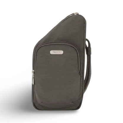 Travelon Anti-Theft Essentials Mini Asymmetric Crossbody - Smoke