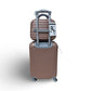 AMKA Varsity 2-Pc. Carry-On Hard side Cosmetic Luggage Set - Rose Gold