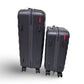 TRAVELERS CLUB Austin 4 Piece Hardside Luggage Set - Forged Iron