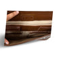 McKlein Double Compartment Leather Laptop Case USA Siamod - Brown