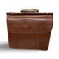 McKlein Double Compartment Leather Laptop Case USA Siamod - Brown