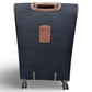 London Fog Nottingham Medium Expandable Softside Spinner - Black Chestnut