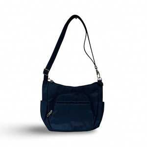 TRAVELON Anti-Theft Classic Crossbody Bucket Bag - Midnight