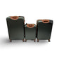 BADGLEY MISCHKA Grace Expandable Retro Luggage Set, 3 Piece - Olive Green