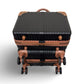 PUÍCHE Trésor Carry-on Vanity Trunk Luggage, Set of 2, Black.