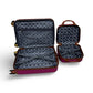PUÍCHE Jewel Carry-on Cosmetic Luggage, Set of 2 – Magenta