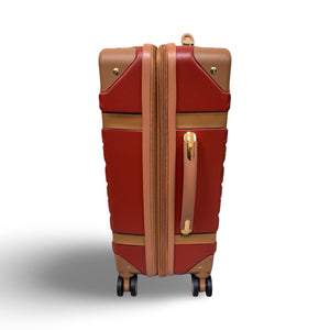 Thalia Sodi Morocco Trunk 22" Carry-on Expandable Luggage - Dark Red