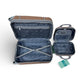 AMKA Varsity 2-Pc. Carry-On Hard side Cosmetic Luggage Set - Rose Gold