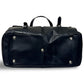 Mancini Men's Buffalo Dowel Rod Duffle Bag for Carry-On Travel - Black
