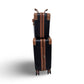 PUÍCHE Trésor Carry-on Vanity Trunk Luggage, Set of 2, Black.