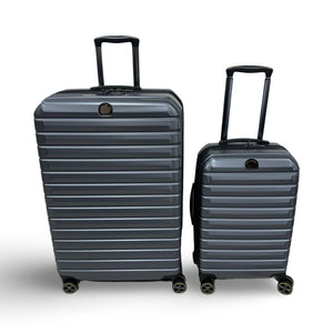 Delsey Helium Edge 2-piece Hardside Set– Gray (Preowned)