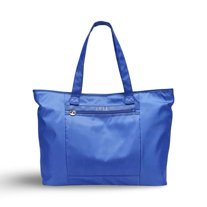 ELLE Rendezvous 15" Twill Weekender Tote Bag - Blue