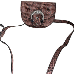 Circus By Sam Edelman Carmen small crossbody - Pink Snake
