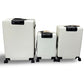 CHAMPS 3-Piece Vintage Muse Collection Hardside Luggage Set - Ivory Black