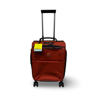 Delsey Paris Turenne Soft Spinner Carry on Suitcase - Brick