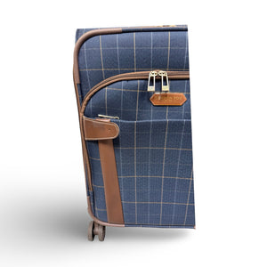 London Fog Brentwood Spinner Carry-on - Navy, Bronze (USED)