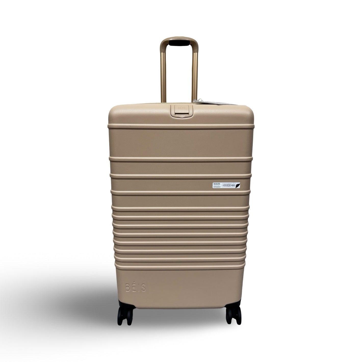 BÉIS Large Check-In Roller - Beige