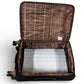 London Fog Nottingham Medium Expandable Softside Spinner - Black Chestnut