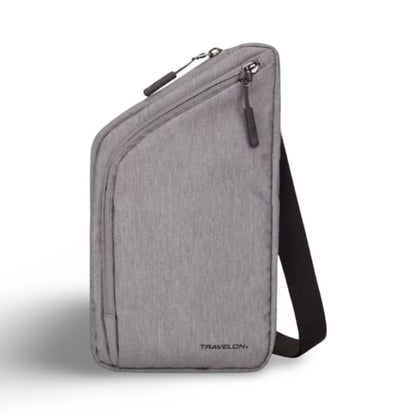 TRAVELON Slim Crossbody Bag - Gray_heather