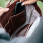 Juneau Leather Tote w/ Pocket