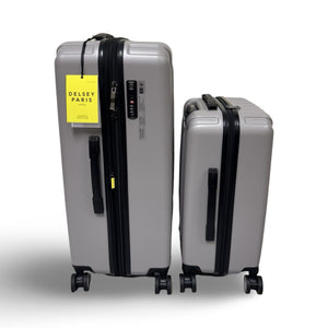 Delsey Paris Accelerate 2-piece Hard side Luggage Set – Light Grey