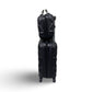 AMKA Gem 2-Pc. Carry-On Hardside Cosmetic Luggage Set – Black