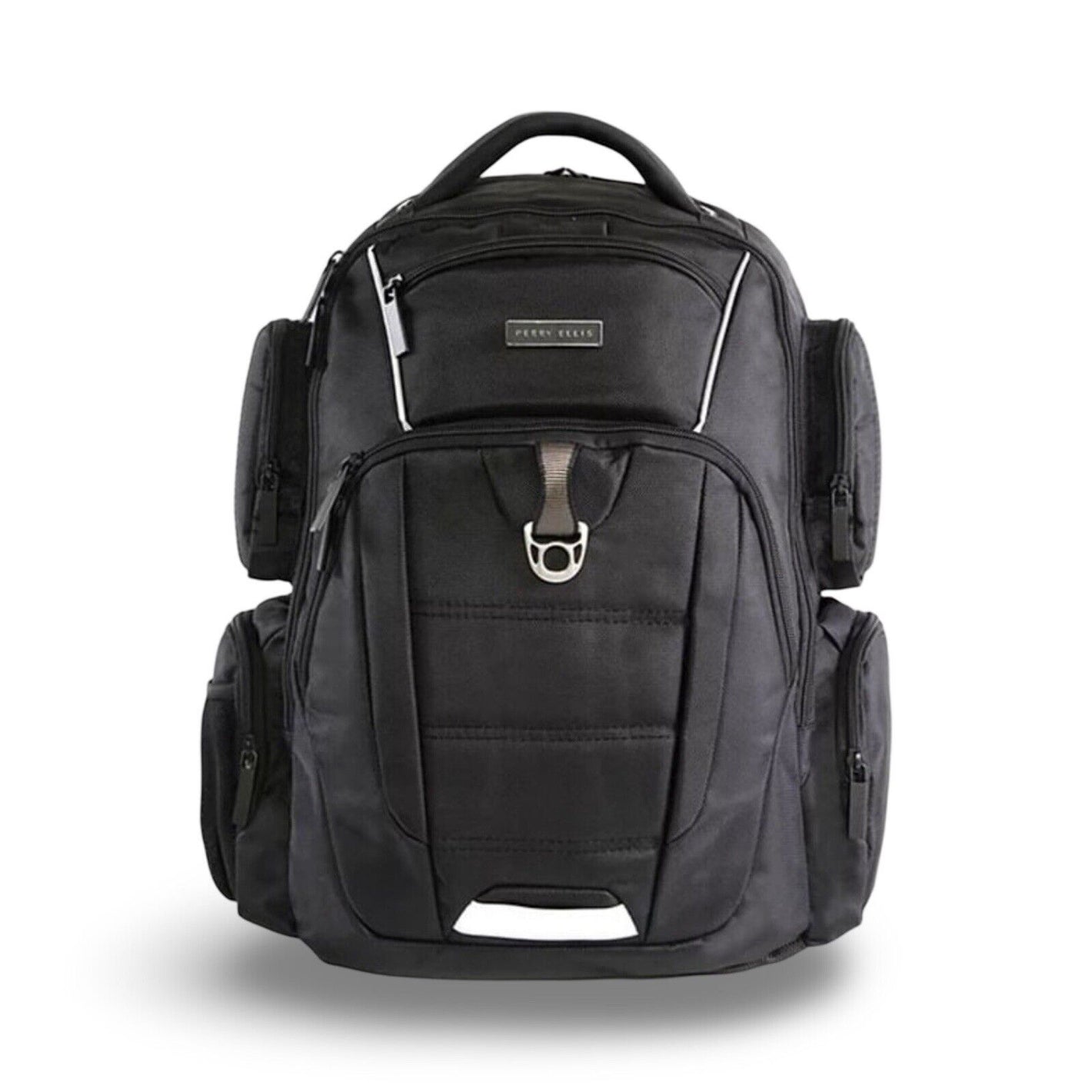 Perry Ellis 350 Laptop Backpack - Black