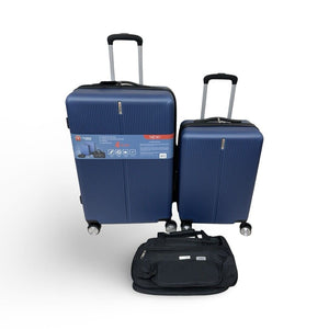 TAG Cityscape 4 Piece Hardside Luggage Set- Air Blue