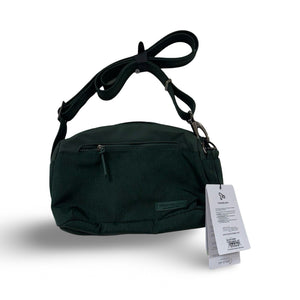 TRAVELON Anti-Theft Metro Dome Crossbody Bag in Forest Heather