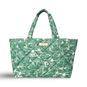 Urban Originals Tropical Extra Large Tote Bag- Island Green