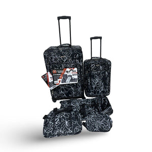 TAG Freehold 5-Piece Softside Spinner Luggage Set - Illustrated Floral