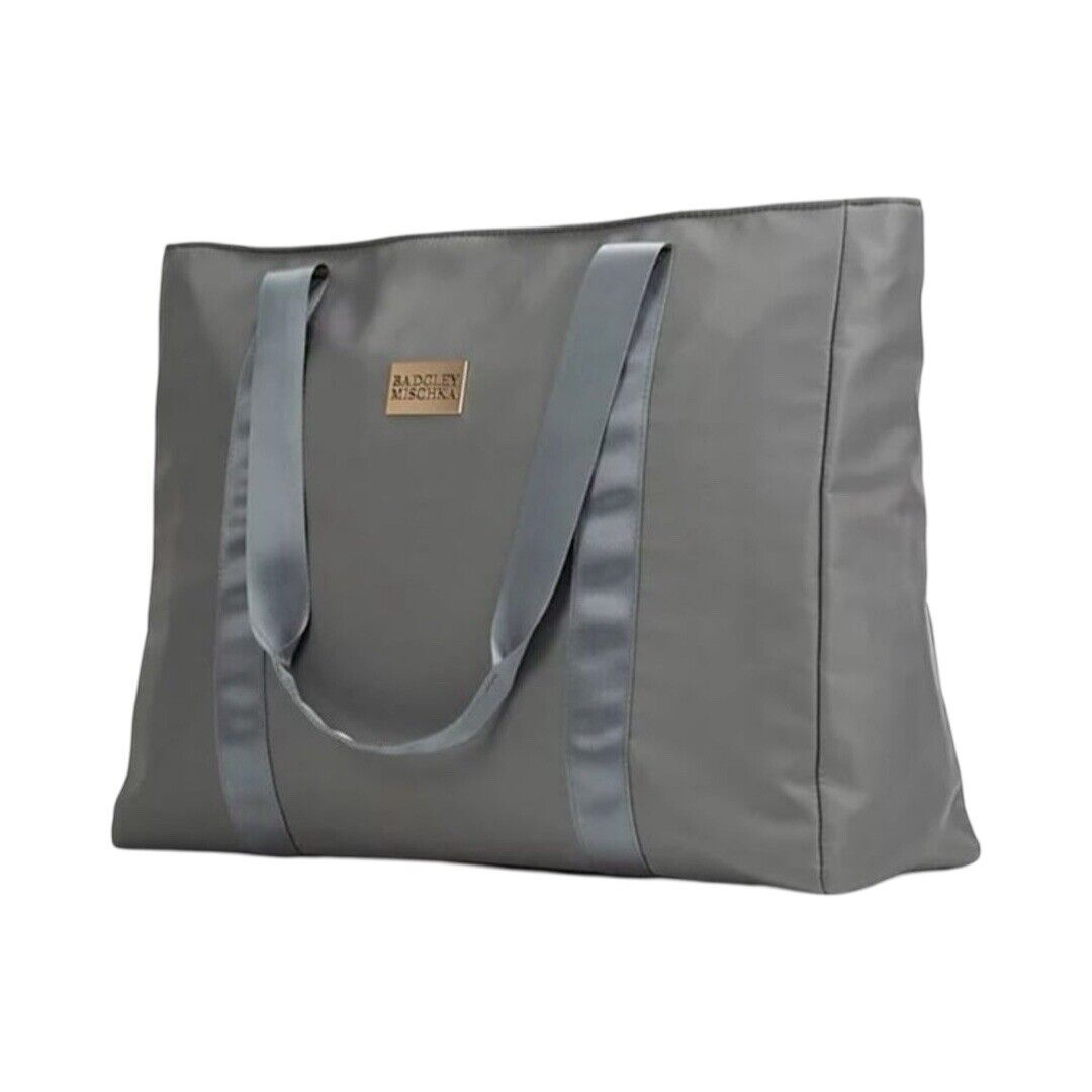 BADGLEY MISCHKA Nylon Travel Tote Weekender Bag, Grey