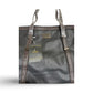 BADGLEY MISCHKA Anna Faux Leather Tote Weekender Travel Bag - Black