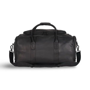 Kenneth Cole Reaction Colombian Leather Travel Duffel Bag - Black