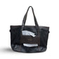 BADGLEY MISCHKA Anna Faux Leather Tote Weekender Travel Bag - Black