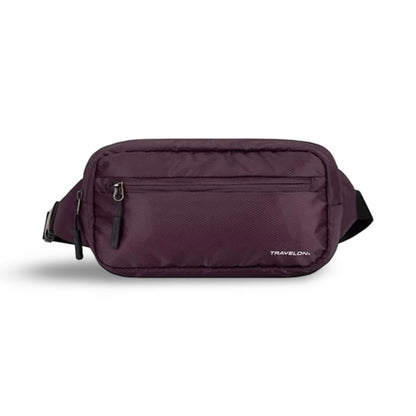 TRAVELON World Travel Essentials Convertible Sling/Waist Pack - Blackberry