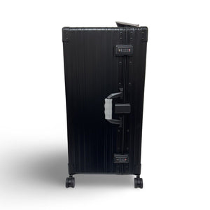 ALEON Aluminum International Trunk Spinner Suitcase - Black