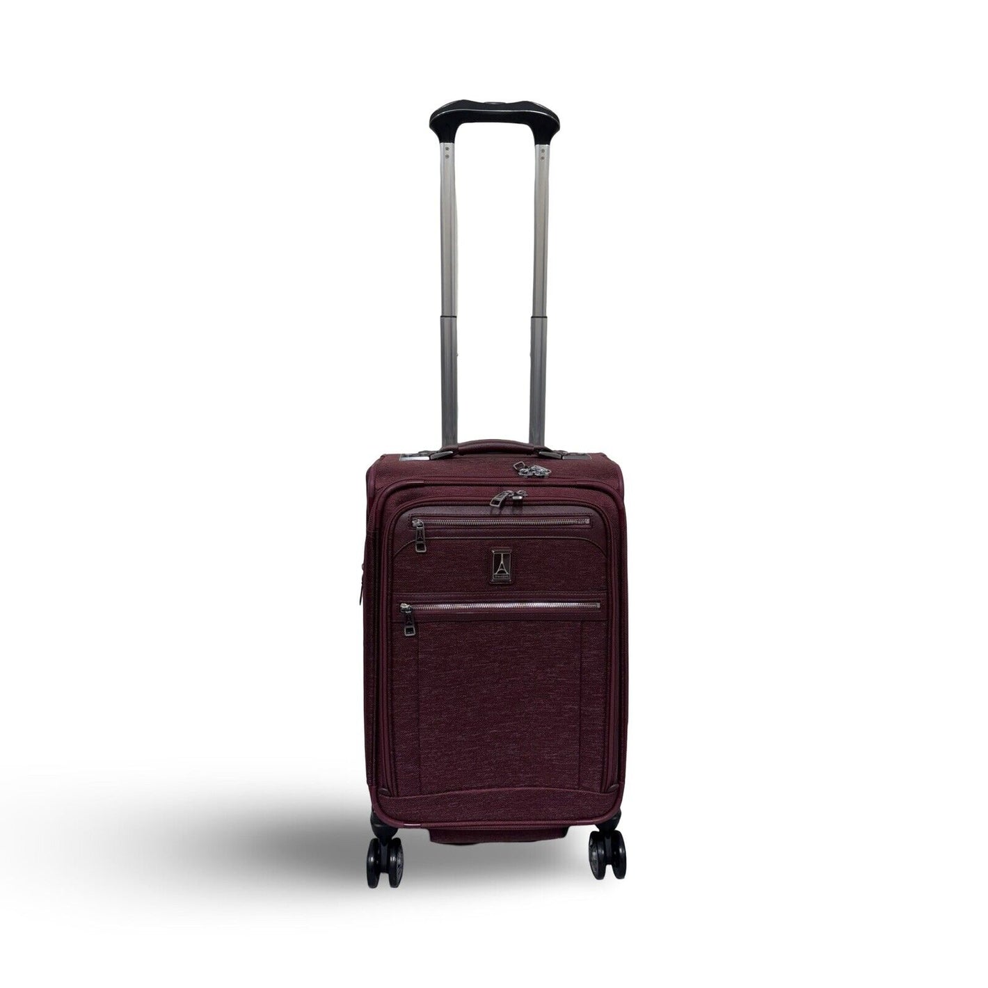 Travelpro Platinum Elite 21" Expandable Carry-On Spinner Luggage USB Port Red
