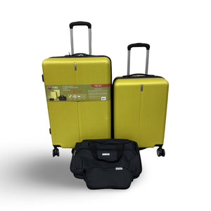 TAG Cityscape 4 Piece Hardside Luggage Set - Lime