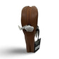 CHAMPS Onyx Vertical Leather Cross Body - Cognac/Brown